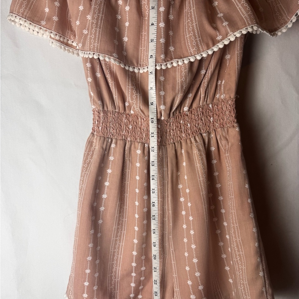 Off-Shoulder Ruffle Romper - Picture 2 of 4